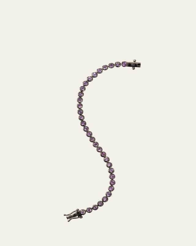 Petite Dot Tennis Bracelet with 3.5mm Rose Of France Brilliants